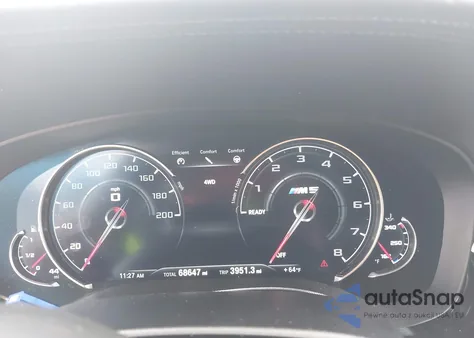 2019 BMW M5 Competition z USA, uszkodzony, nr VIN WBSJF0C58KB285606